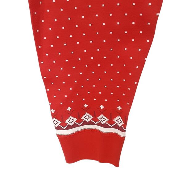 Hanna Andersson Adult Holiday Long John Pajama Pants Pull On Joggers Womens L - Picture 4 of 10